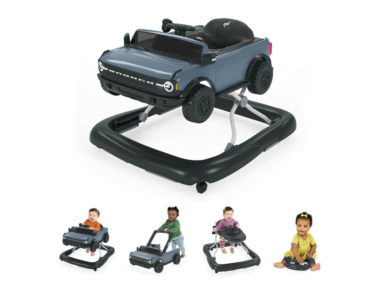 Bright Starts 4-in-1 Walker Ways to Play Walker™ - Ford Bronco Bright Starts 4-in-1 Walker Ways to Play Walker™ - Ford Bronco